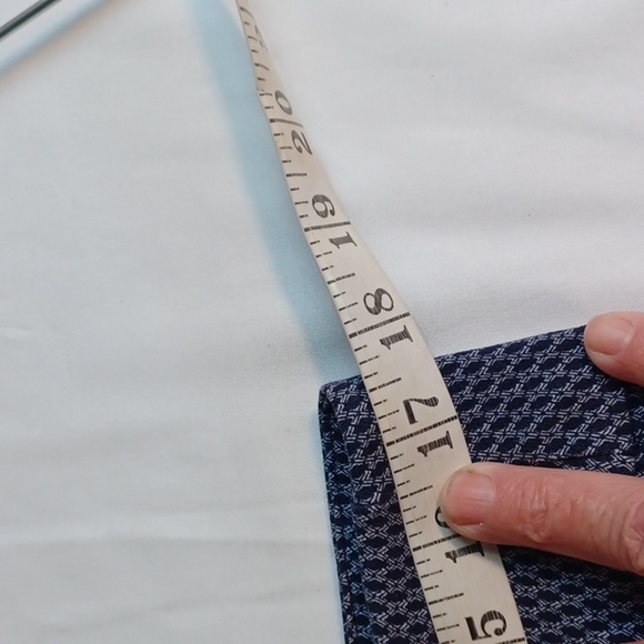 Vanhuesen Tweed Blue & White Casual Pants Sz 16 Stretch - Picture 4 of 8